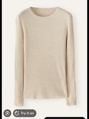 Slim Ribbed Cashmere Sweater